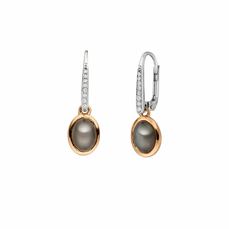 Ohrringe Elaine Firenze 14ct. Weiß/Roségold 55645771E/3 Ohrringe Elaine Firenze 14ct. Weiß/Roségold 55645771E/3