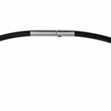 Ernstes Design Damen Halsreif Kautschuk 50cm Schwarz KS3C-50 Ernstes Design Damen Halsreif Kautschuk 50cm Schwarz KS3C-50