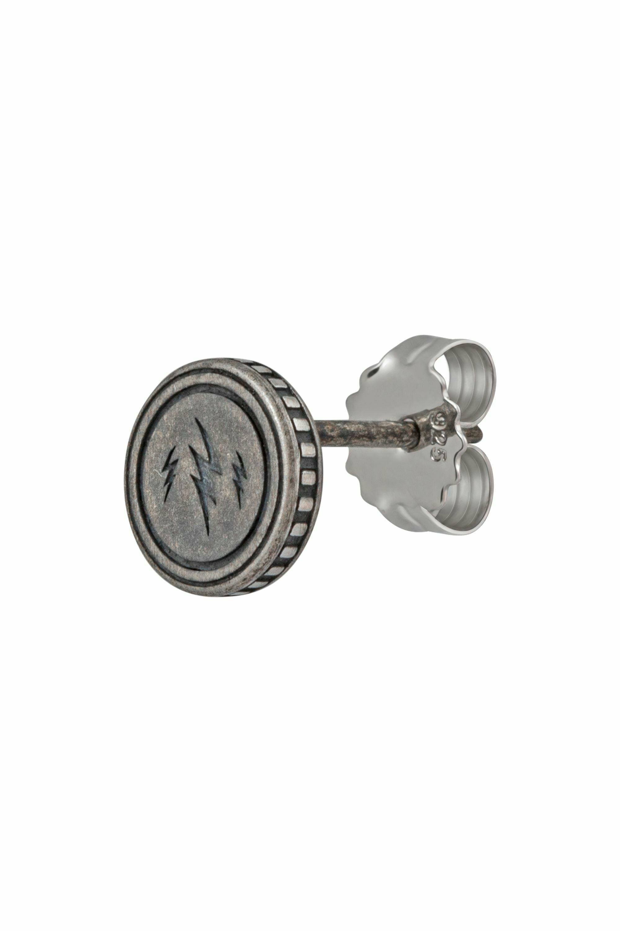 Single Ohrstecker 925/-Sterling Silber matt oxodiert Blitz Rock Music 4118477556... Single Ohrstecker 925/-Sterling Silber matt oxodiert Blitz Rock Music 4118477556...
