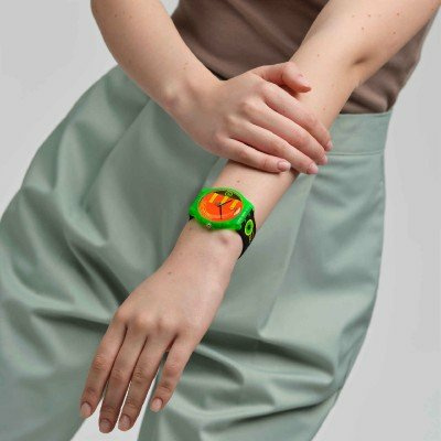 Swatch Originals Large (41mm) SO29G106 Swatch Neon Rider Uhr – Bild 3