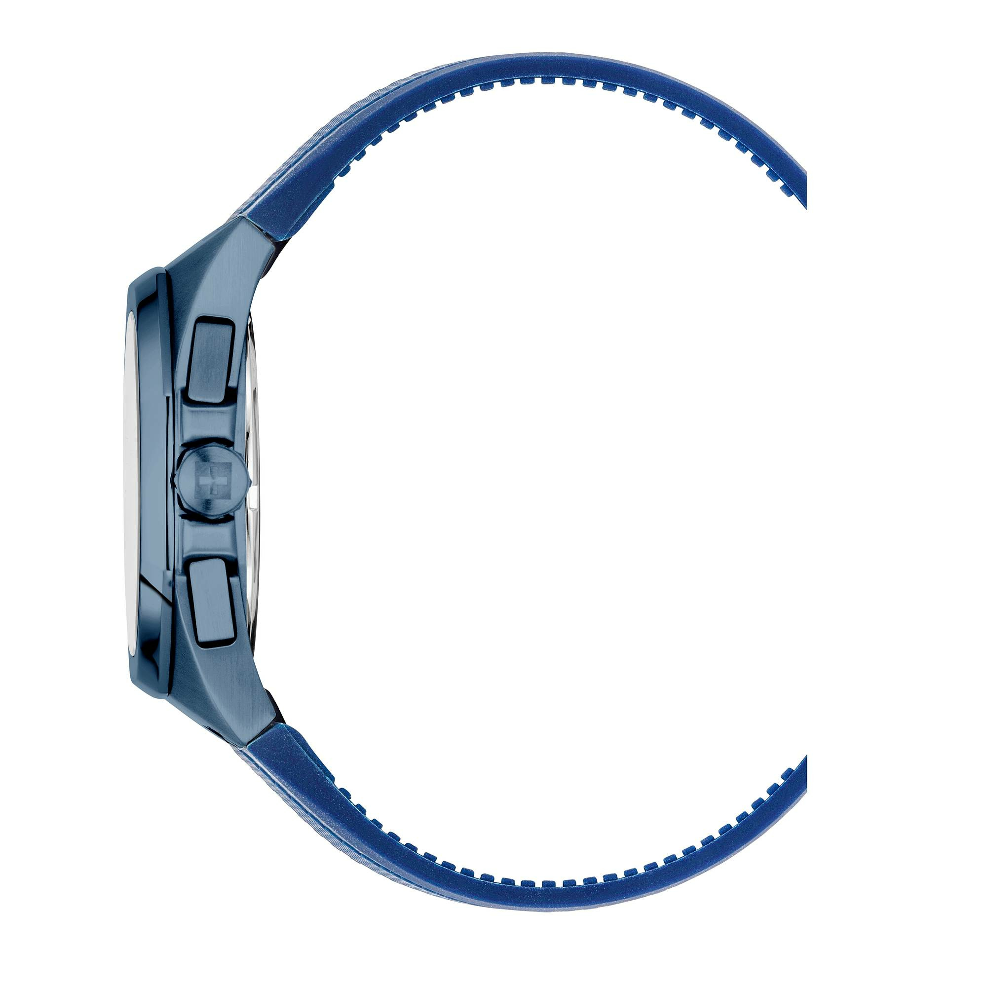 Swiss Alpine Military Herren Schweizer Armbanduhr 42 mm Armband Silikon blau 700... – Bild 3