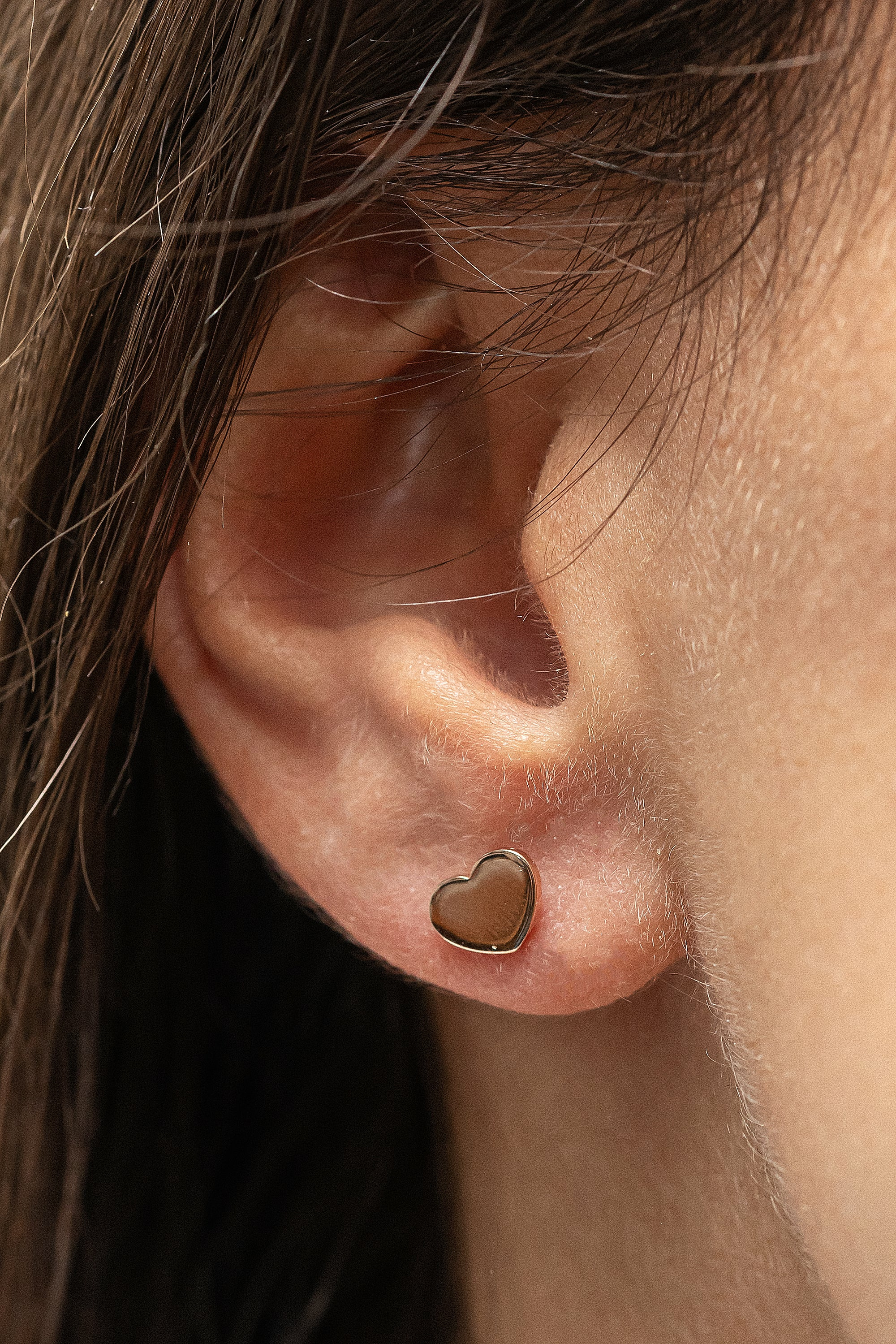 Ohrstecker 925/- Sterling Silber rotvergoldet Herz 41184224575582 Ohrstecker 925/- Sterling Silber rotvergoldet Herz 41184224575582