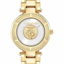 Philipp Plein Uhr Damen Analog Quarz Edelstahl Gold Silber PSCEA0825 Philipp Plein Uhr Damen Analog Quarz Edelstahl Gold Silber PSCEA0825