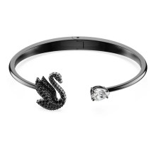 Swarovski Swan Armreif Schwarz/Ruthenium 5688746 Swarovski Swan Armreif Schwarz/Ruthenium 5688746