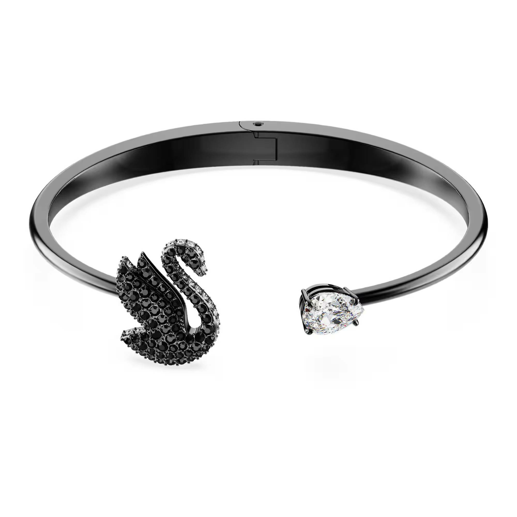 Swarovski Swan Armreif Schwarz/Ruthenium 5688746 Swarovski Swan Armreif Schwarz/Ruthenium 5688746