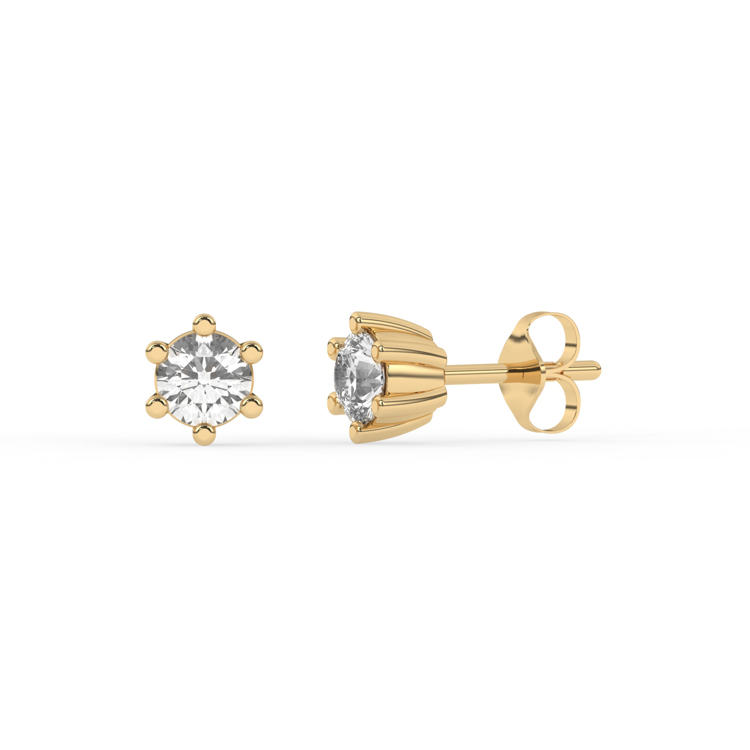 Felix Amar Ohrstecker 750er Gold 1 Karat VS1 Felix Amar Ohrstecker 750er Gold 1 Karat VS1