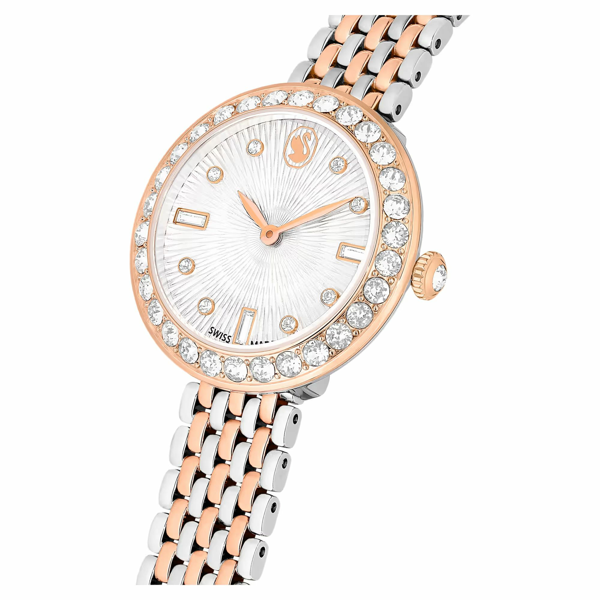 Swarovski Armbanduhr Damen Matrix tennis 7-link rosé bicolor 5672971 – Bild 3