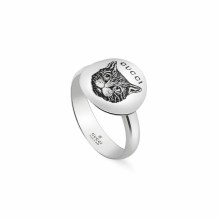 Gucci YBC502135001012 12 RING Gucci Damen Ring BFL RING FELINE MOTIF SLV, Ref.... Gucci YBC502135001012 12 RING Gucci Damen Ring BFL RING FELINE MOTIF SLV, Ref....