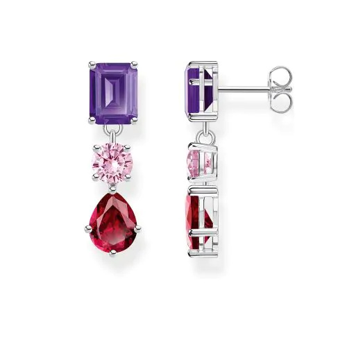 Thomas Sabo Damen Zirkonia Ohrhänger Silber H2278-013-7 Thomas Sabo Damen Zirkonia Ohrhänger Silber H2278-013-7