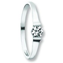 Zirkonia Ring aus 333 Weißgold Zirkonia Ring aus 333 Weißgold