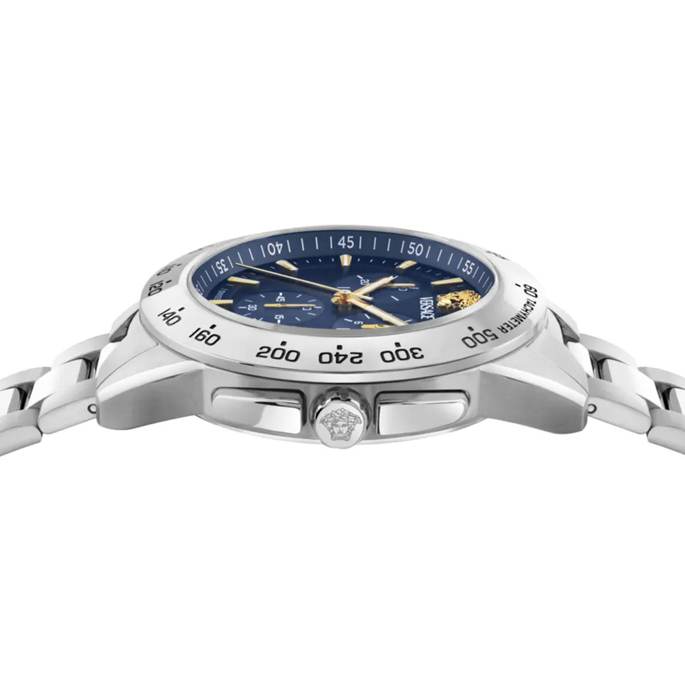Versace Uhr Herren V‑Sport Chrono Silber/Blau VEKIA0425 – Bild 2