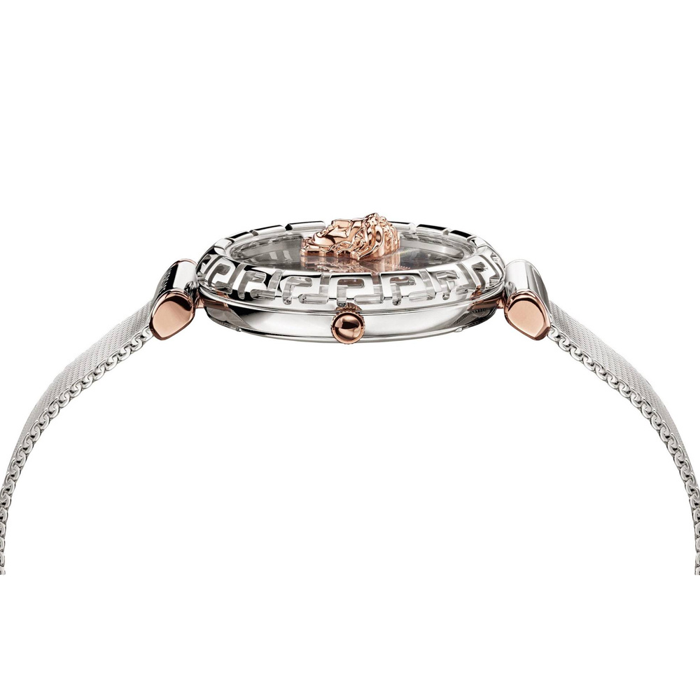 Versace Uhr Damen Palazzo Empire Greca Diamond Silber/Roségold VEDV01219 Versace Uhr Damen Palazzo Empire Greca Diamond Silber/Roségold VEDV01219