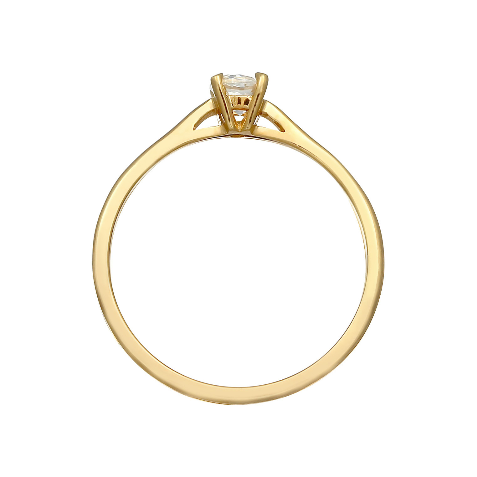 Ring Topas Solitär Verlobungsring 375 Gelbgold – Bild 3