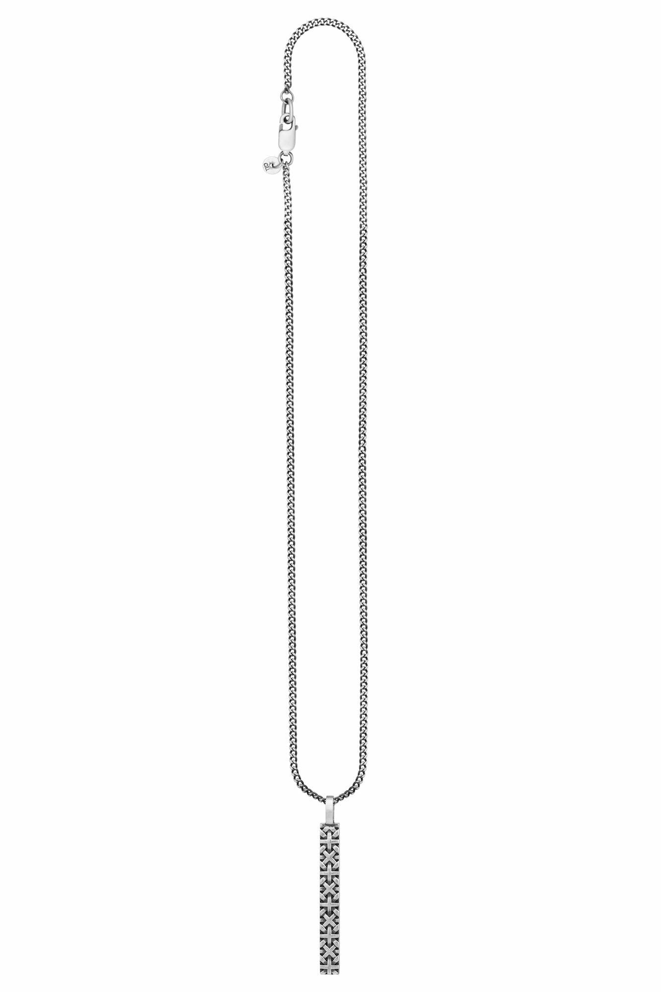 Anhänger mit Kette 925/- Silber matt oxidiert Flechtoptik 41184709771358 Anhänger mit Kette 925/- Silber matt oxidiert Flechtoptik 41184709771358