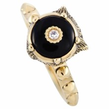 Gucci Ring Unisex Le Marché Des Merveilles Gelbgold Schwarz YBC502868004 Gucci Ring Unisex Le Marché Des Merveilles Gelbgold Schwarz YBC502868004