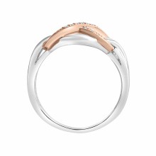 Zeeme Silver Silber 925 zweifarbig mit Unendlichkeits-Motiv Ring 41677804666974 Zeeme Silver Silber 925 zweifarbig mit Unendlichkeits-Motiv Ring 41677804666974