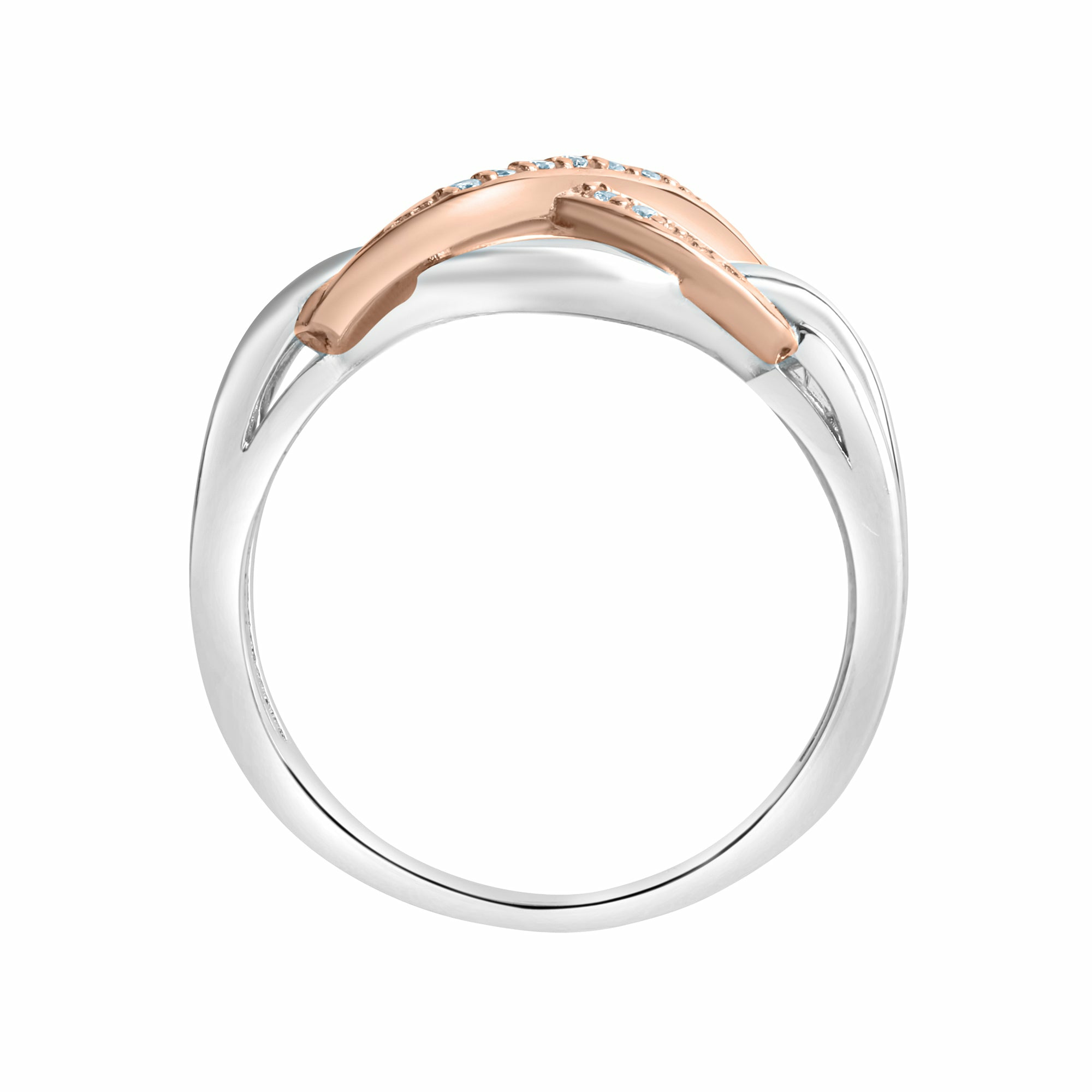 Zeeme Silver Silber 925 zweifarbig mit Unendlichkeits-Motiv Ring 41677804666974 Zeeme Silver Silber 925 zweifarbig mit Unendlichkeits-Motiv Ring 41677804666974