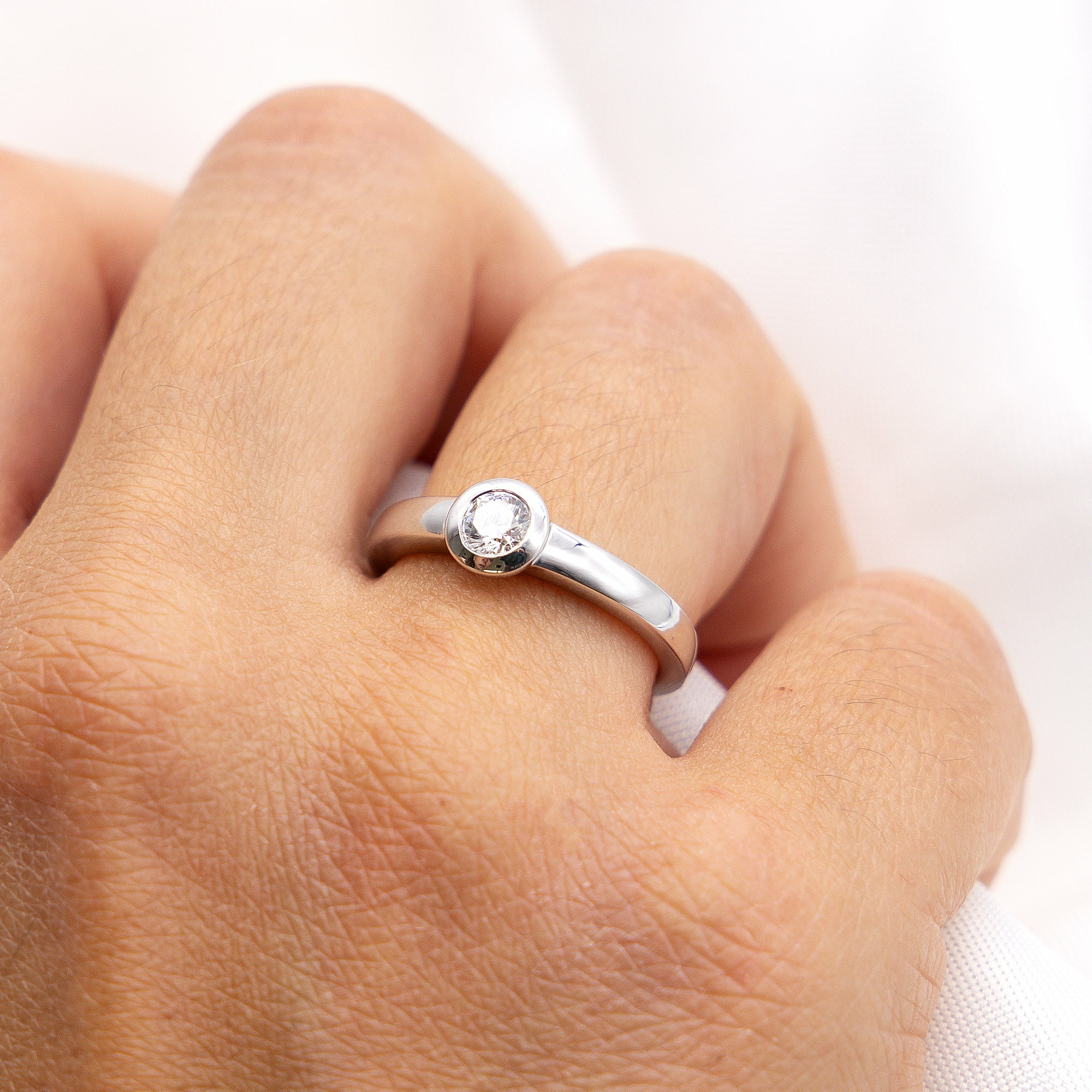 ZEEme Silver Silber 925 rhodiniert mit Zirkonia weiß Ring 41678696644702 – Bild 2