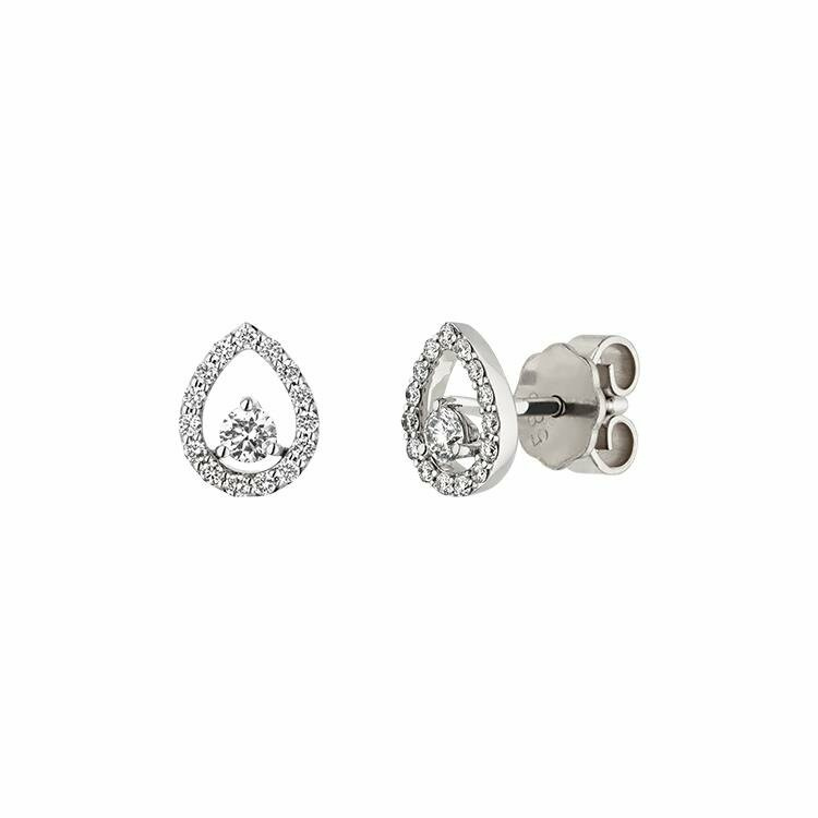 Elaine Firenze Damen Ohrringe 14ct. Weißgold 75035760E/3 Elaine Firenze Damen Ohrringe 14ct. Weißgold 75035760E/3