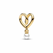 Pandora Charm Goldfarben Gewickeltes Herz 764138C01 Pandora Charm Goldfarben Gewickeltes Herz 764138C01