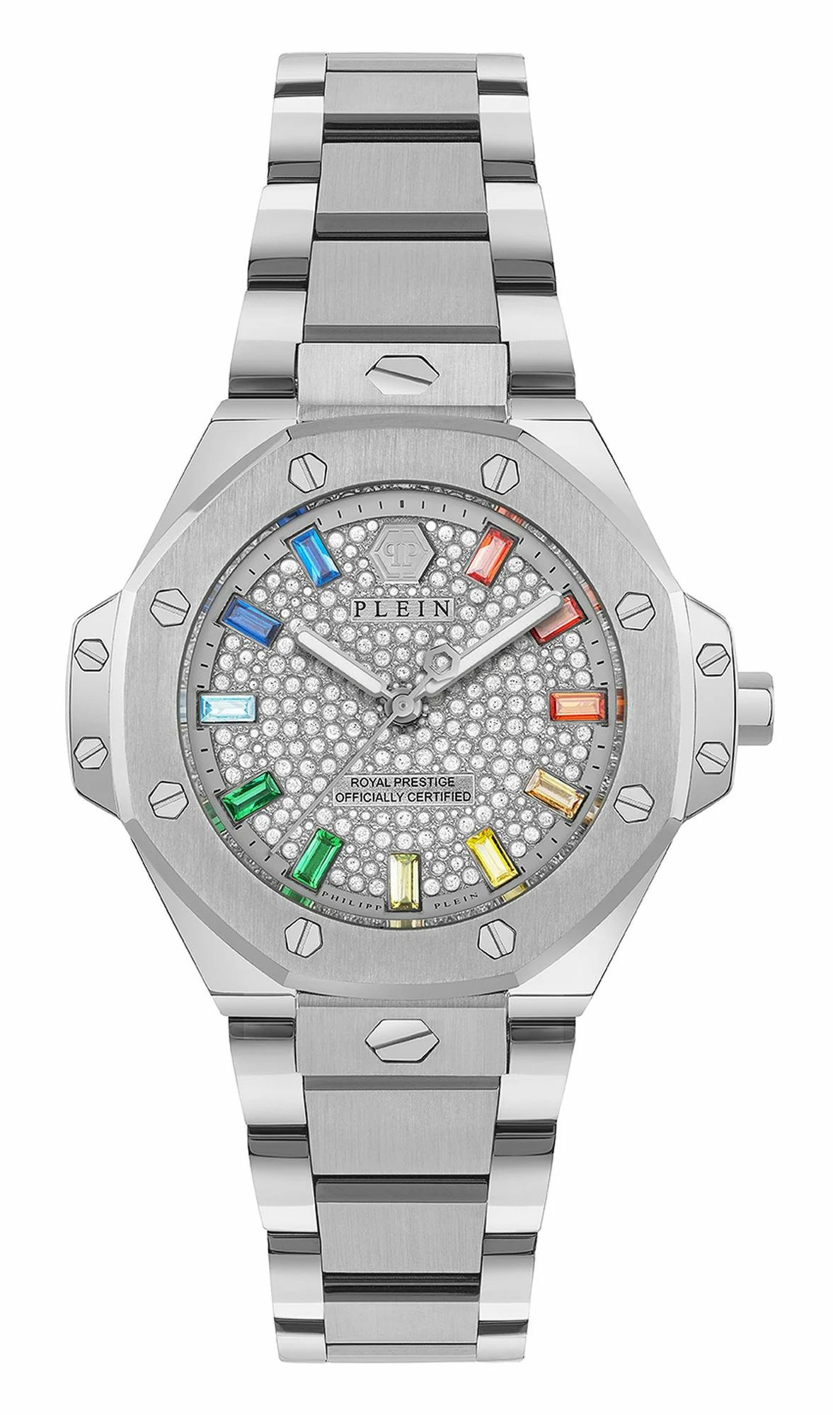 Philipp Plein Damen Uhr Royal Prestige PW4FA0425 Kristall 33 mm Edelstahl Philipp Plein Damen Uhr Royal Prestige PW4FA0425 Kristall 33 mm Edelstahl