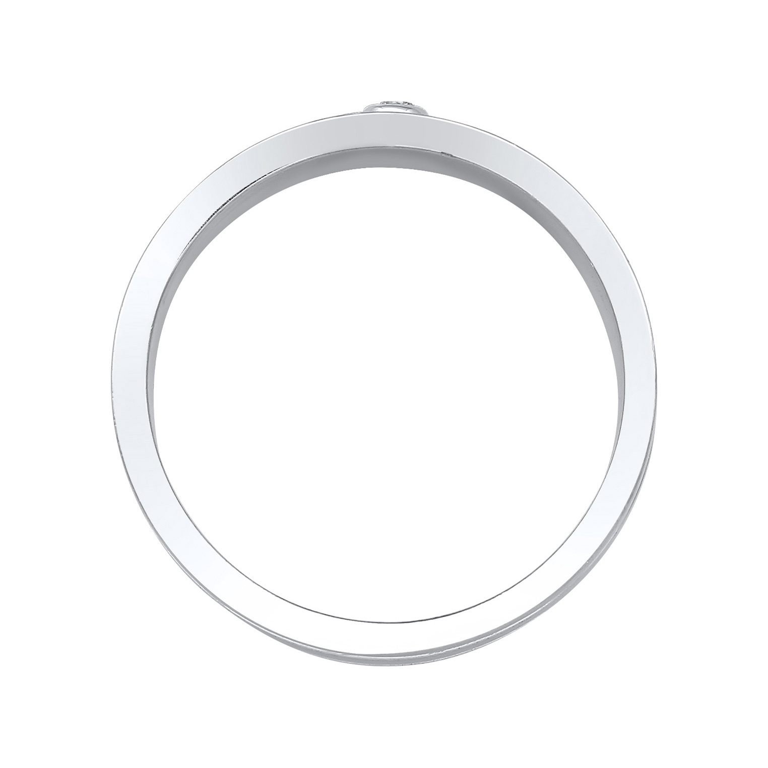 Ring Herren Bandring Massiv Diamant 925 Silber – Bild 2