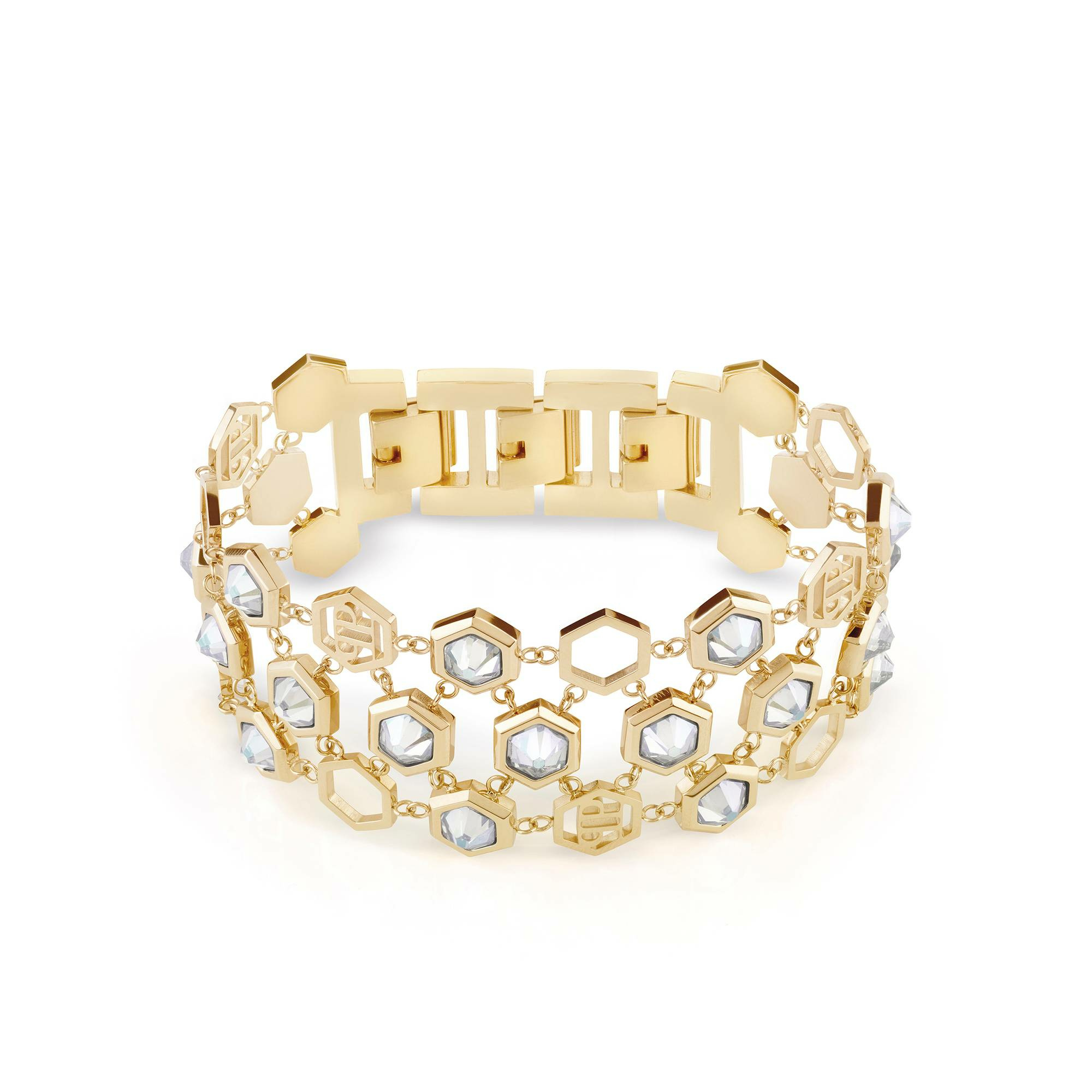 Philipp Plein Damen Tennis Armband Hexagon LUX – Bild 3