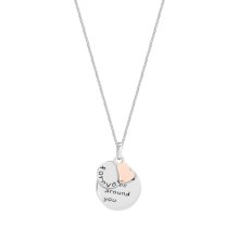 XENOX XS3447R Damen Collier Sterling-Silber 925 Bicolor Rose 45 cm XENOX XS3447R Damen Collier Sterling-Silber 925 Bicolor Rose 45 cm