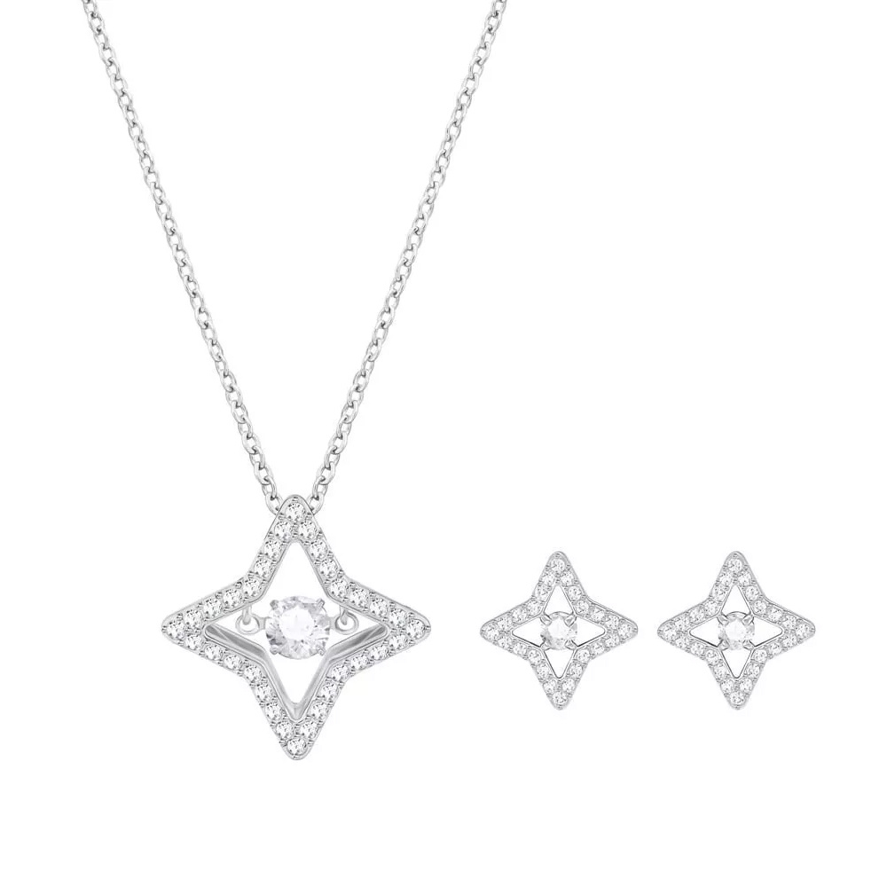 Swarovski Schmuck-Set Una Sparkling Dance Stern 5374278 Swarovski Schmuck-Set Una Sparkling Dance Stern 5374278