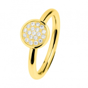 Ernstes Design Damen Zirkonia Ring Evia Größe 55 Gold R463-WH-55 Ernstes Design Damen Zirkonia Ring Evia Größe 55 Gold R463-WH-55