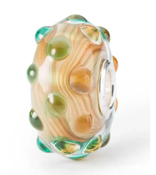 Trollbeads Morgennebel Bead Orange TGLBE-20350 Trollbeads Morgennebel Bead Orange TGLBE-20350