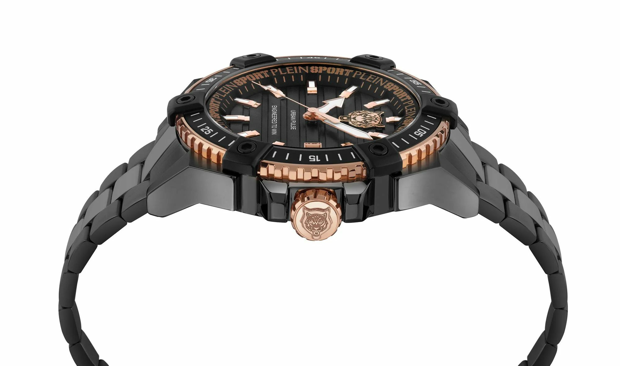 Philipp Plein Herren Uhr Urban Pulse PSFDA0724 Schwarz Edelstahl 47 mm – Bild 2