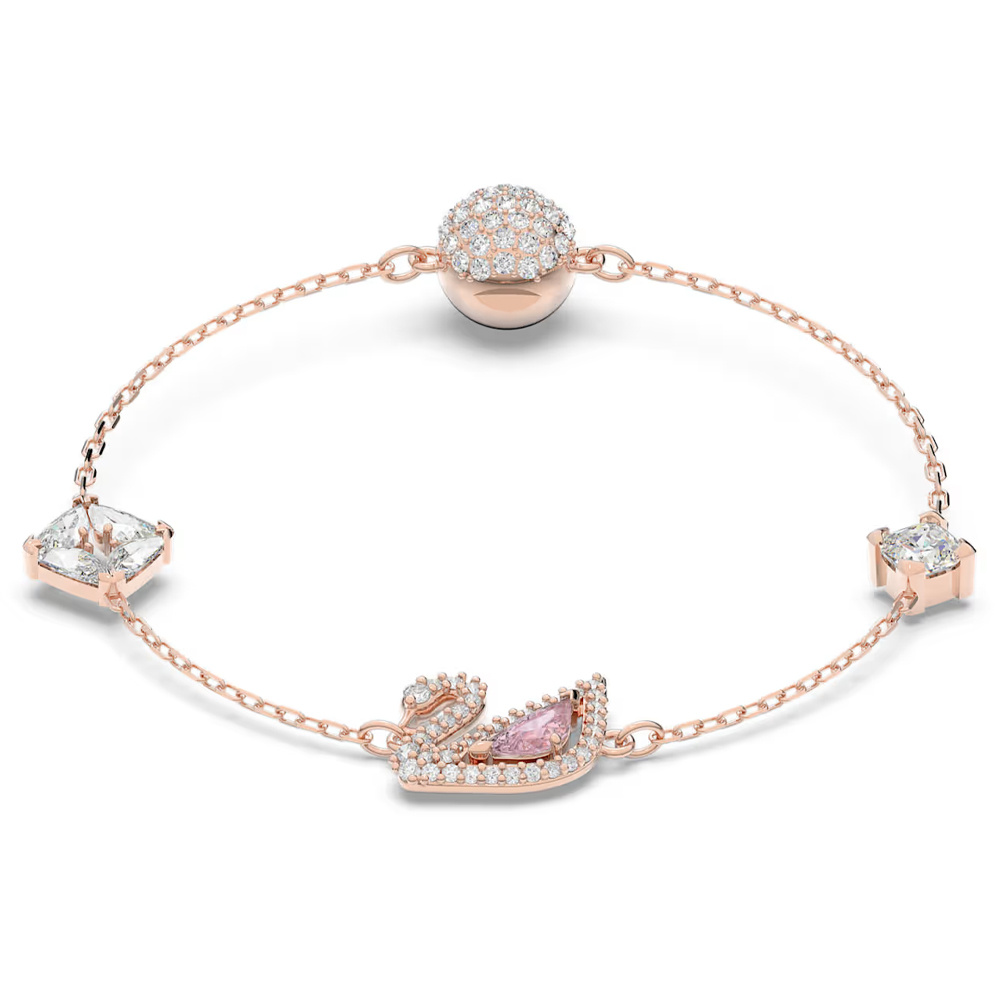 Swarovski Damen Armband Dazzling Swan rosa 5485877 – Bild 3