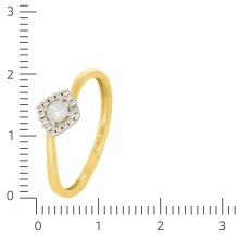 Diamonds by Ellen K. 585 Gold zweifarbig 17 Brillanten zus. 0,13ct. Ring 4167780... Diamonds by Ellen K. 585 Gold zweifarbig 17 Brillanten zus. 0,13ct. Ring 4167780...