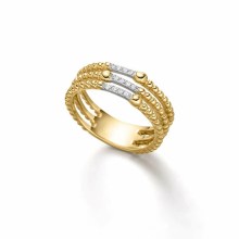 Damenring Elaine Firenze 14ct. Gelb/Weißgold 55651151R/3 Damenring Elaine Firenze 14ct. Gelb/Weißgold 55651151R/3