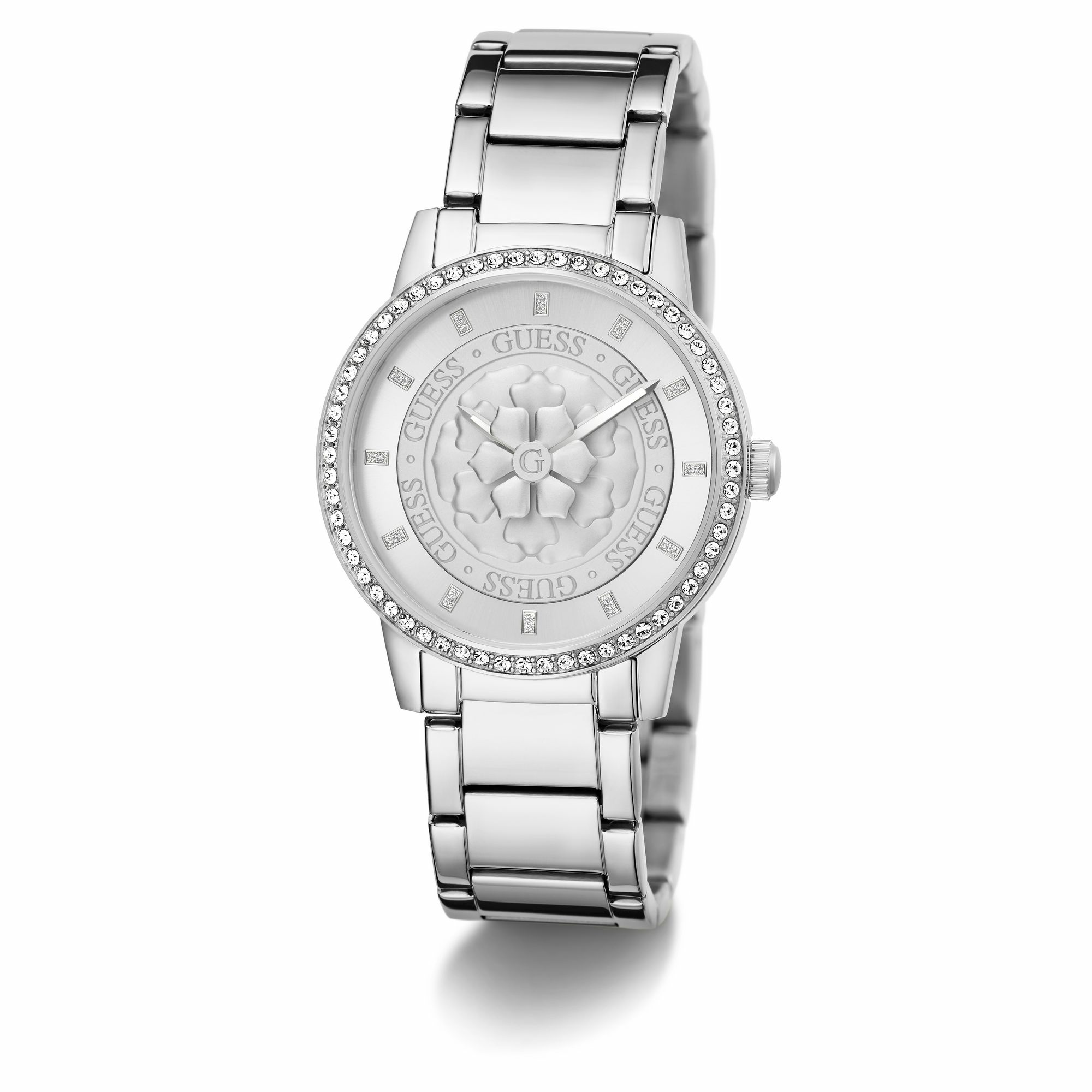 Guess Damen Armbanduhr PETAL silber GW0747L1 – Bild 3