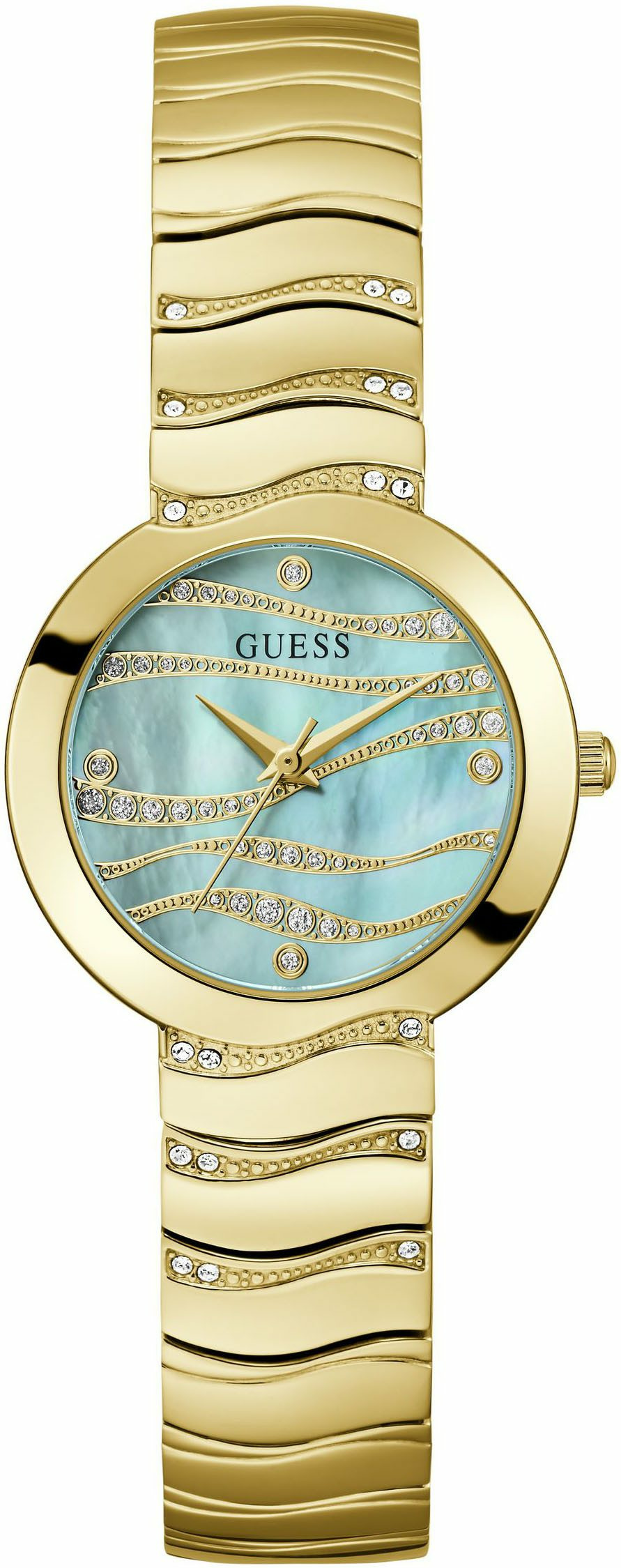 Guess Damenuhr Damen Laguna Gold GW0871L2 Guess Damenuhr Damen Laguna Gold GW0871L2