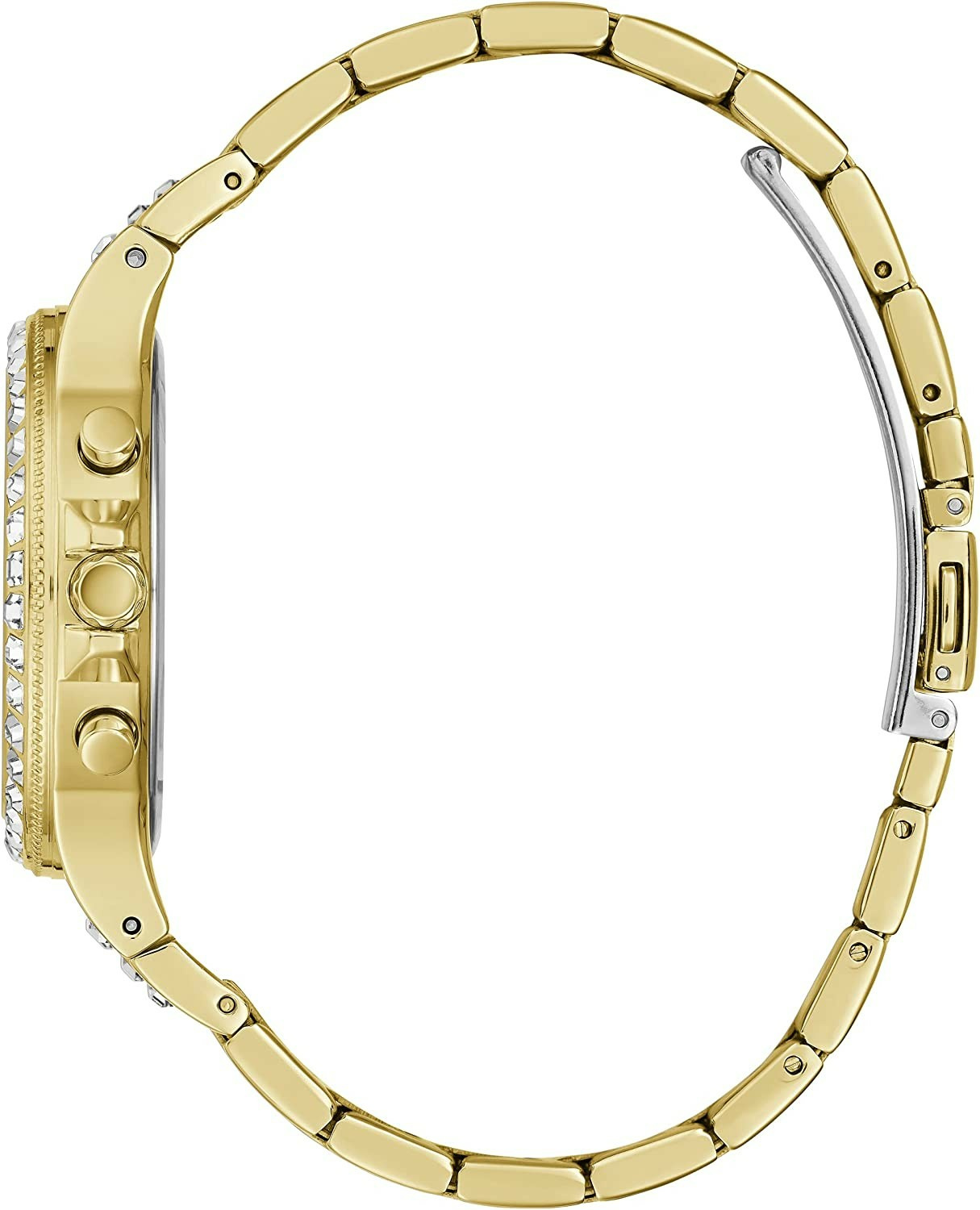 Guess Damen Armbanduhr MOONLIGHT gold Armband GW0320L2 – Bild 3