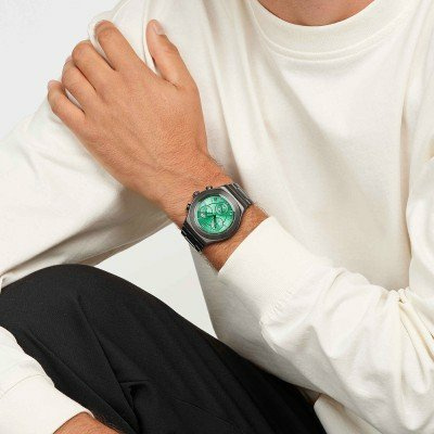 Swatch Irony - Chrono New YVM407G Obsessively Obsidian Uhr – Bild 2