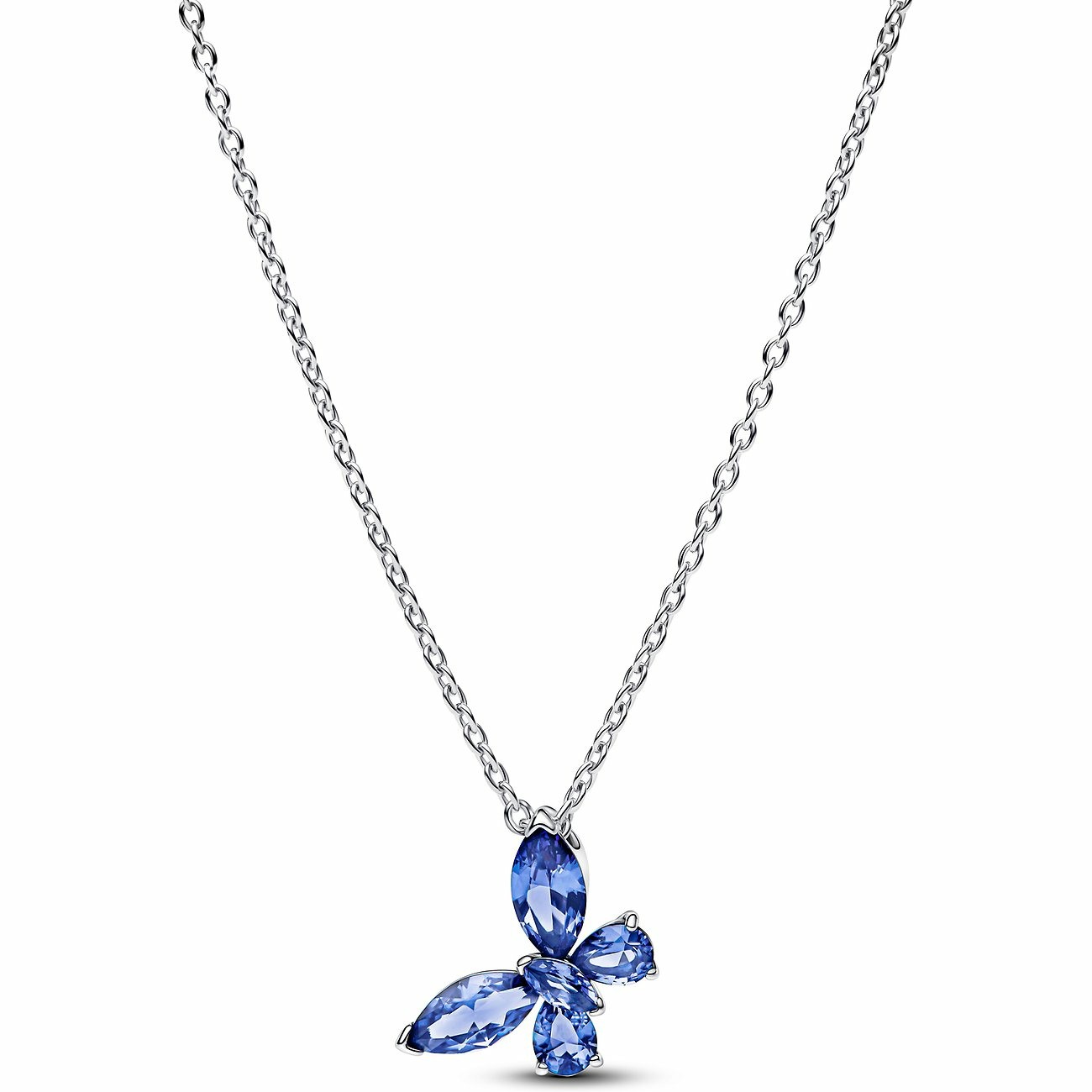 Pandora Damen-Halskette Silber Schmetterling Blau 394232C01-45 Pandora Damen-Halskette Silber Schmetterling Blau 394232C01-45