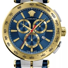 Versace Herren Chronograph VE6CA0223 Aion Blau Versace Herren Chronograph VE6CA0223 Aion Blau