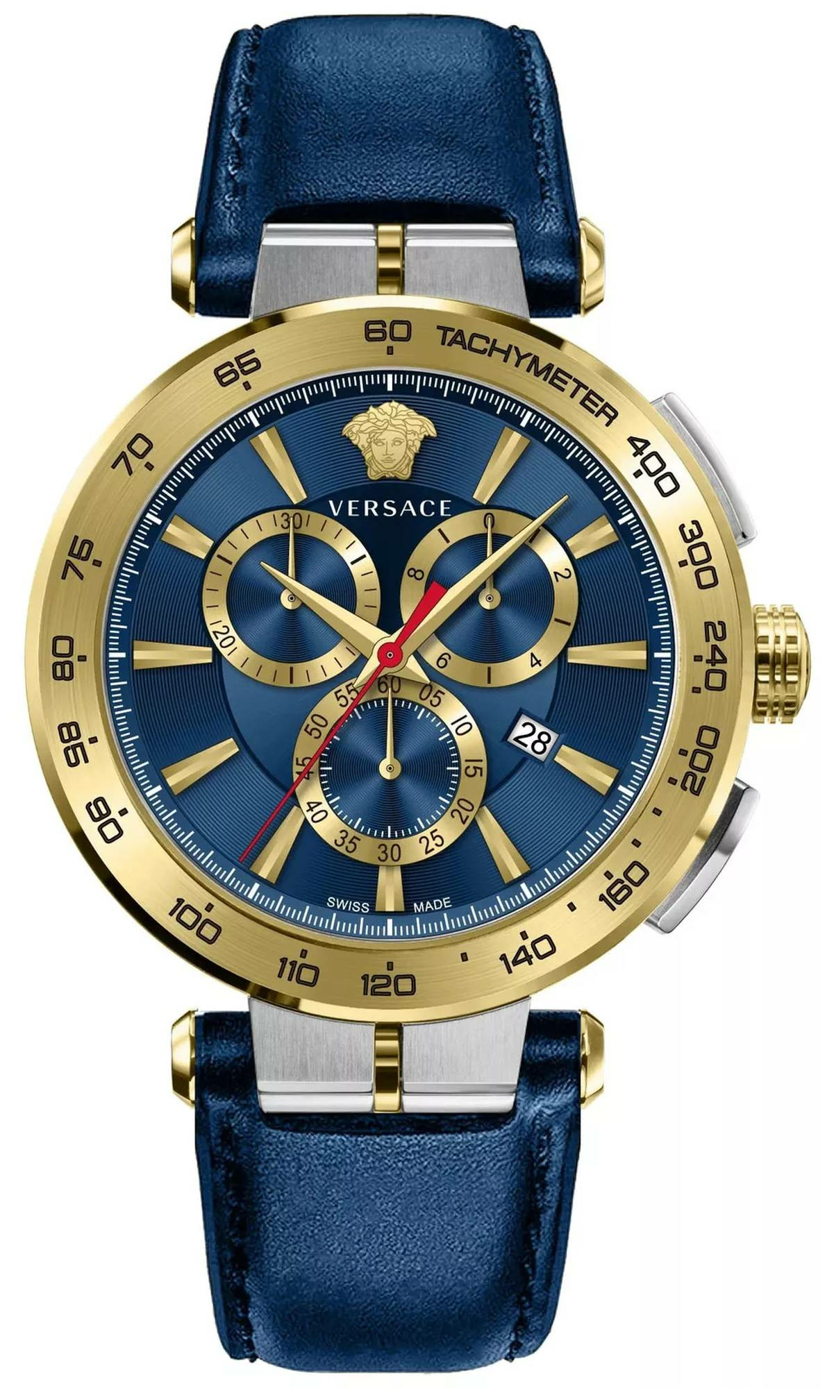 Versace Herren Chronograph VE6CA0223 Aion Blau Versace Herren Chronograph VE6CA0223 Aion Blau