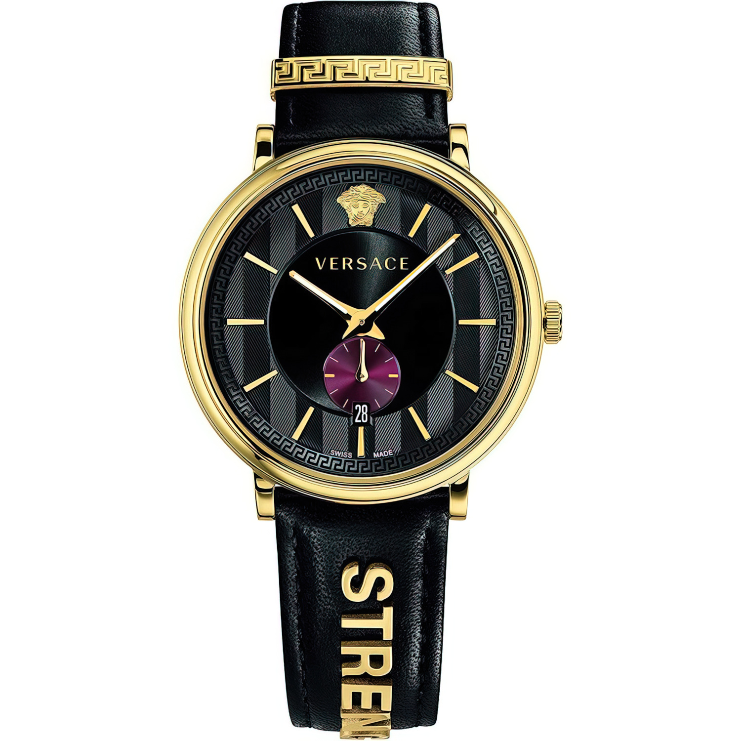 Versace Herren Uhr V-Circle Schwarz VBQ050017 Versace Herren Uhr V-Circle Schwarz VBQ050017