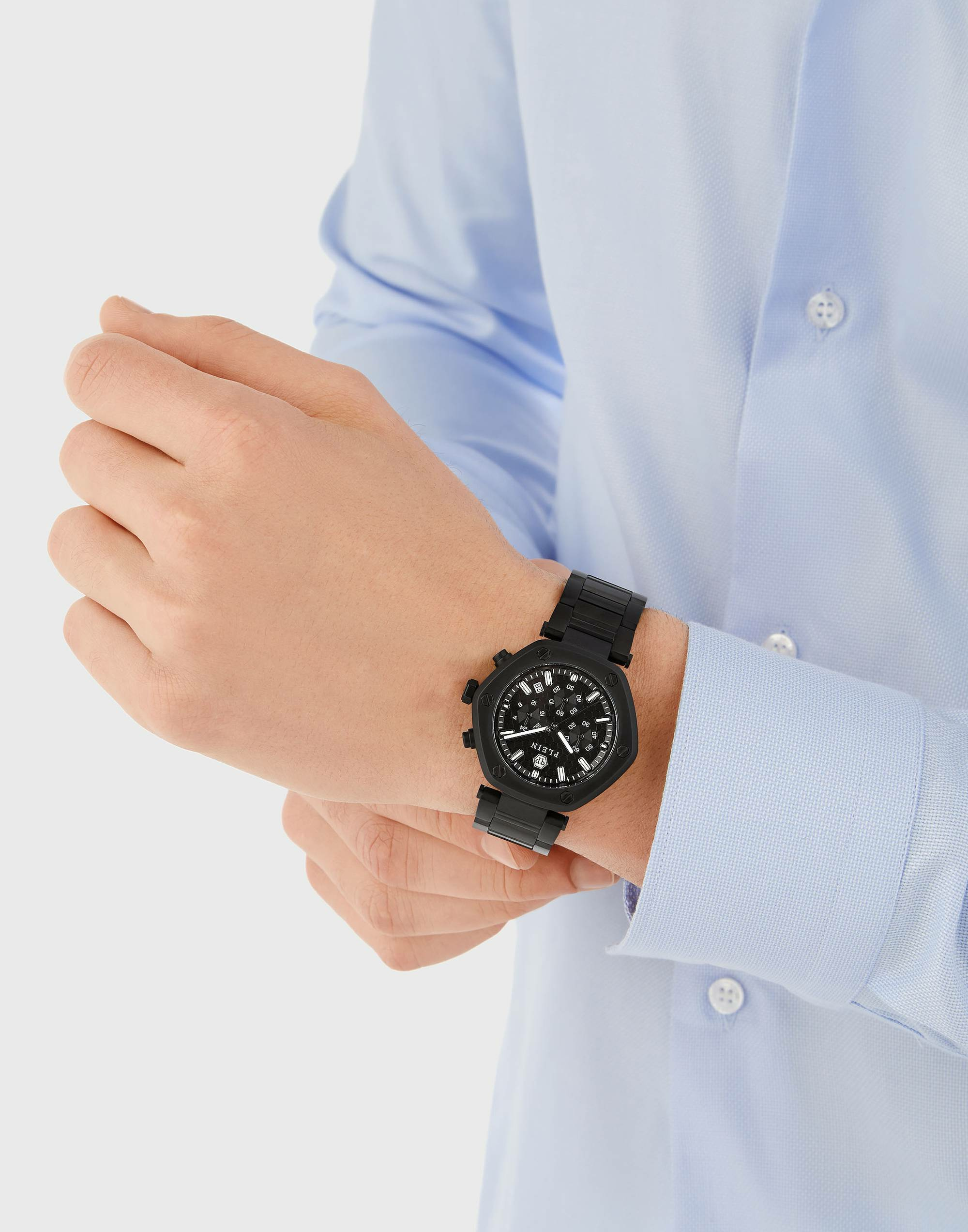 Philipp Plein Herrenuhr The Hexagon Chrono Philipp Plein Herrenuhr The Hexagon Chrono