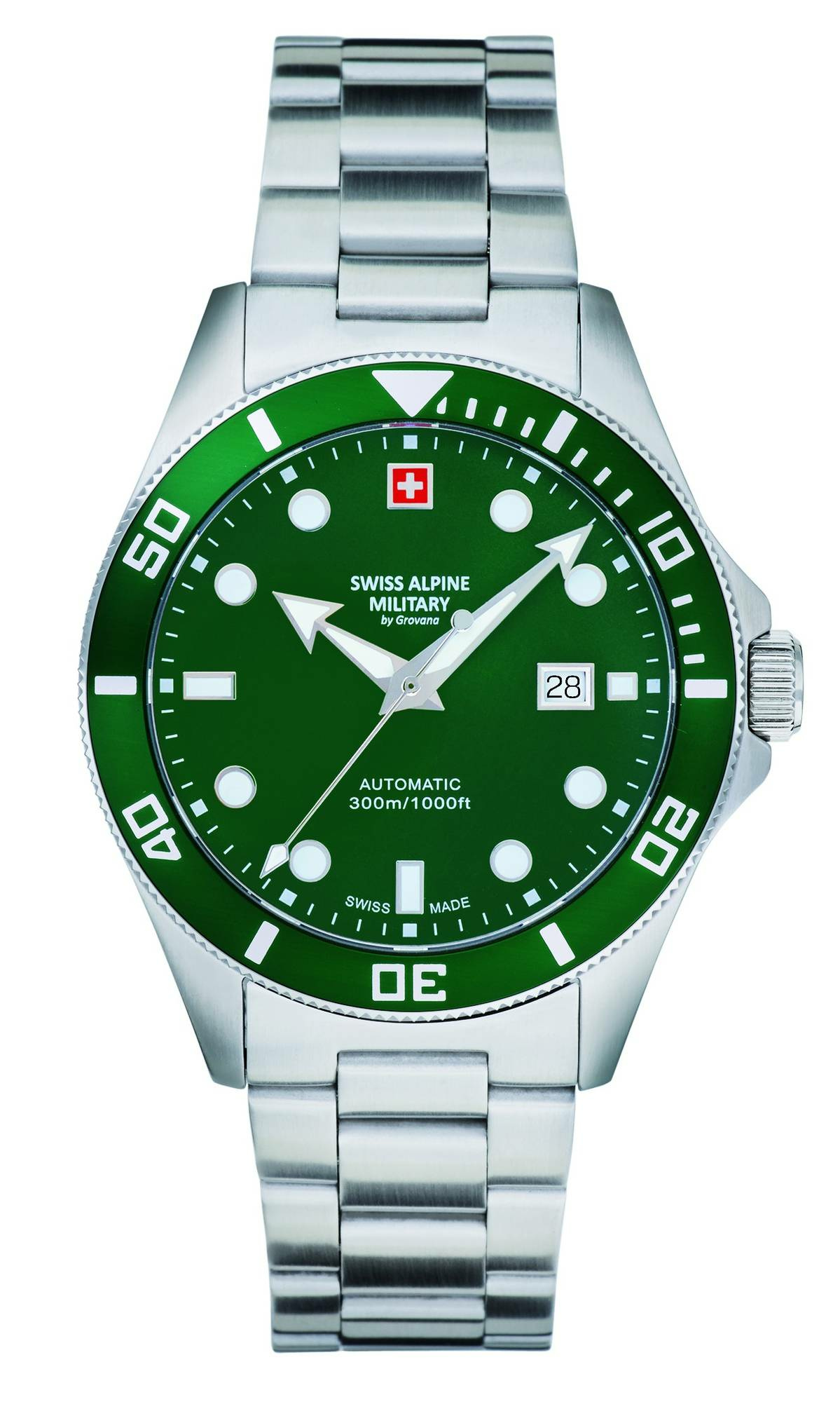 Swiss Alpine Military Herren Armbanduhr 7095.2134 Automatic Datumsfenster Armba... – Bild 2