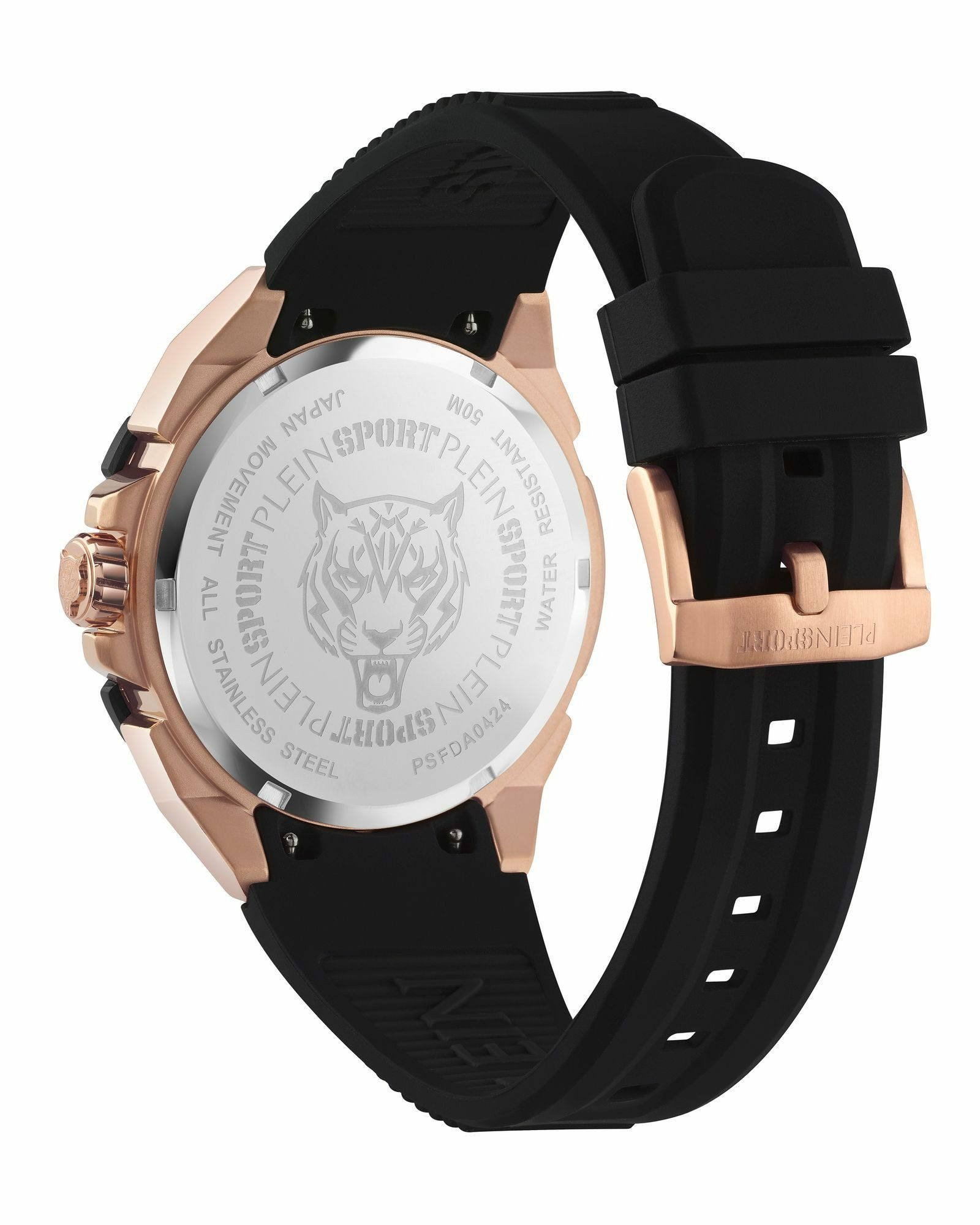 Philipp Plein Uhr Herren Urban Pulse PSFDA0424 Schwarz / Roségold – Bild 3