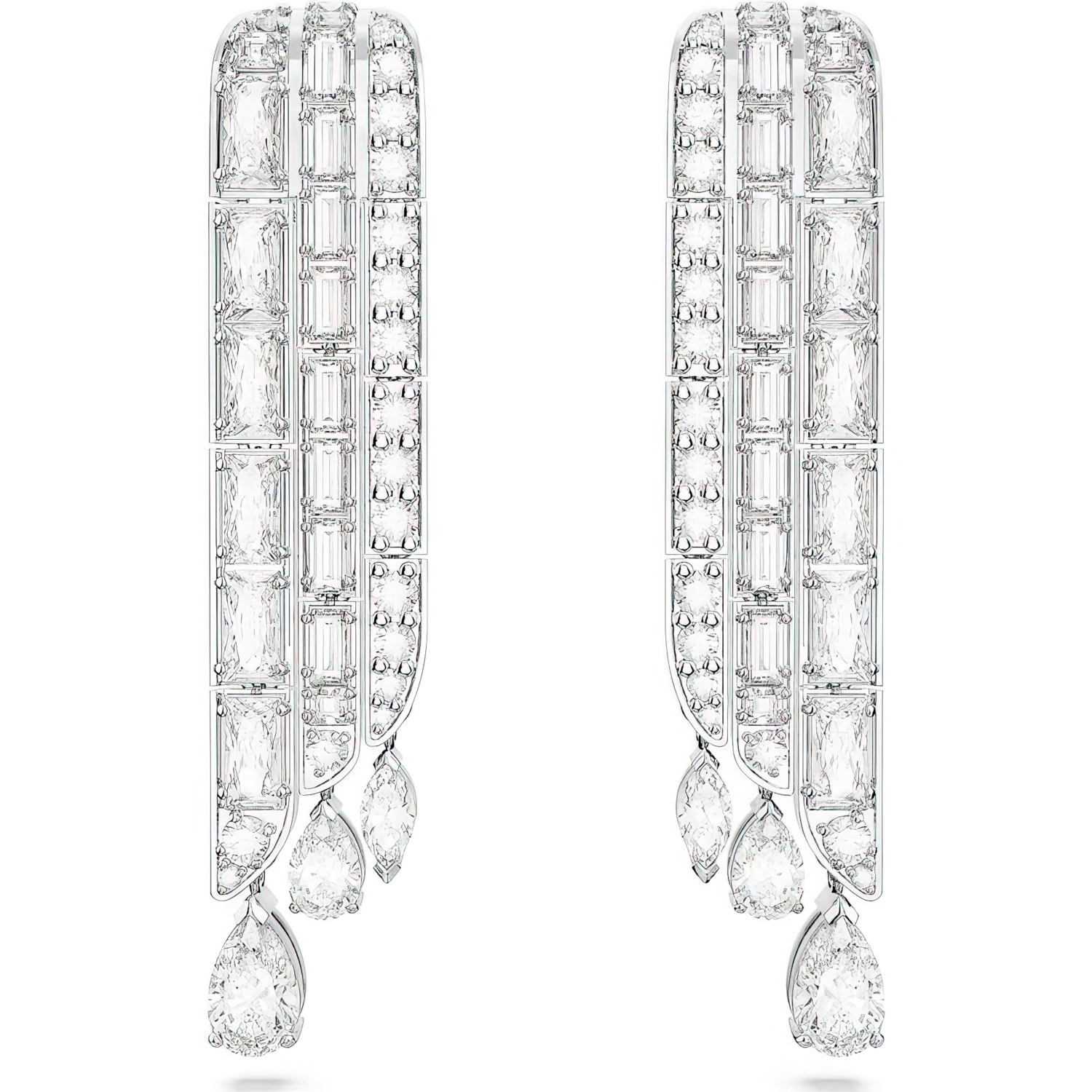 Swarovski Damen Hyperbola Ohrhänger weiß 5668354 Swarovski Damen Hyperbola Ohrhänger weiß 5668354