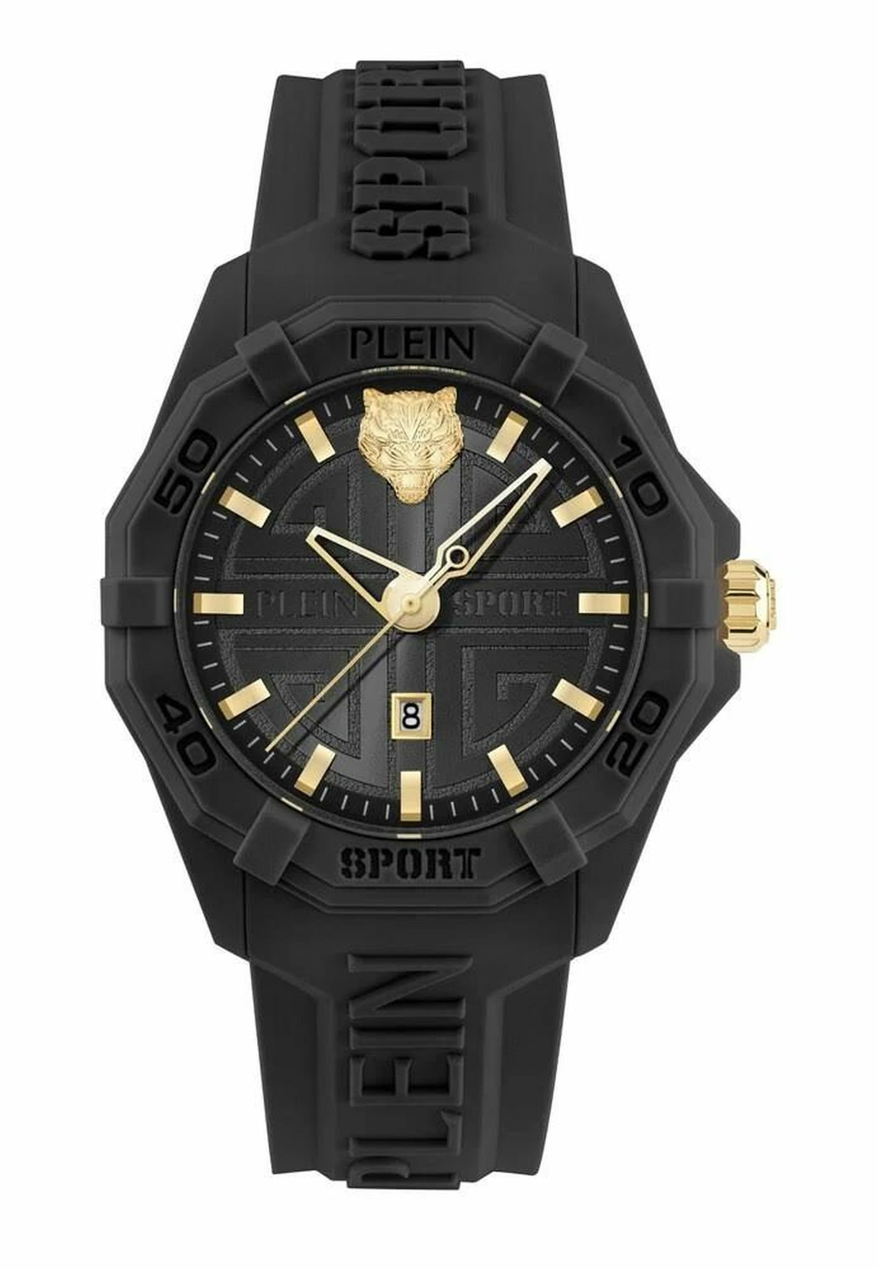 Plein Sport Damen Uhr Schwarz Fearless Analog Silikon PSQGA0125 Plein Sport Damen Uhr Schwarz Fearless Analog Silikon PSQGA0125