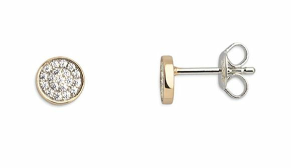 Xenox Ohrstecker Silber Teilvergoldet XS3739GN – Bild 2