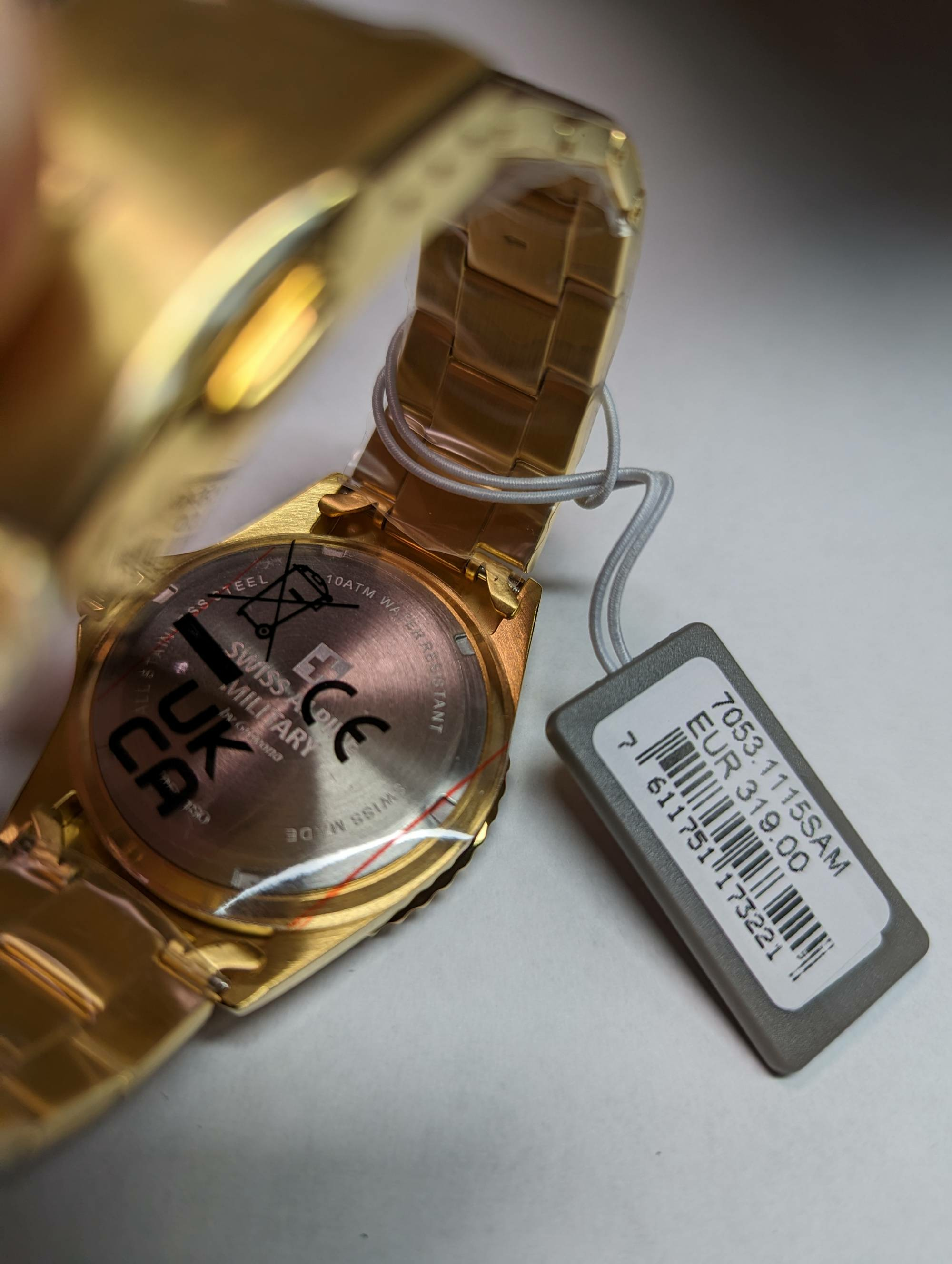 Swiss Alpine Military Herren Armbanduhr Edelstahl 7053.1115 – Bild 3